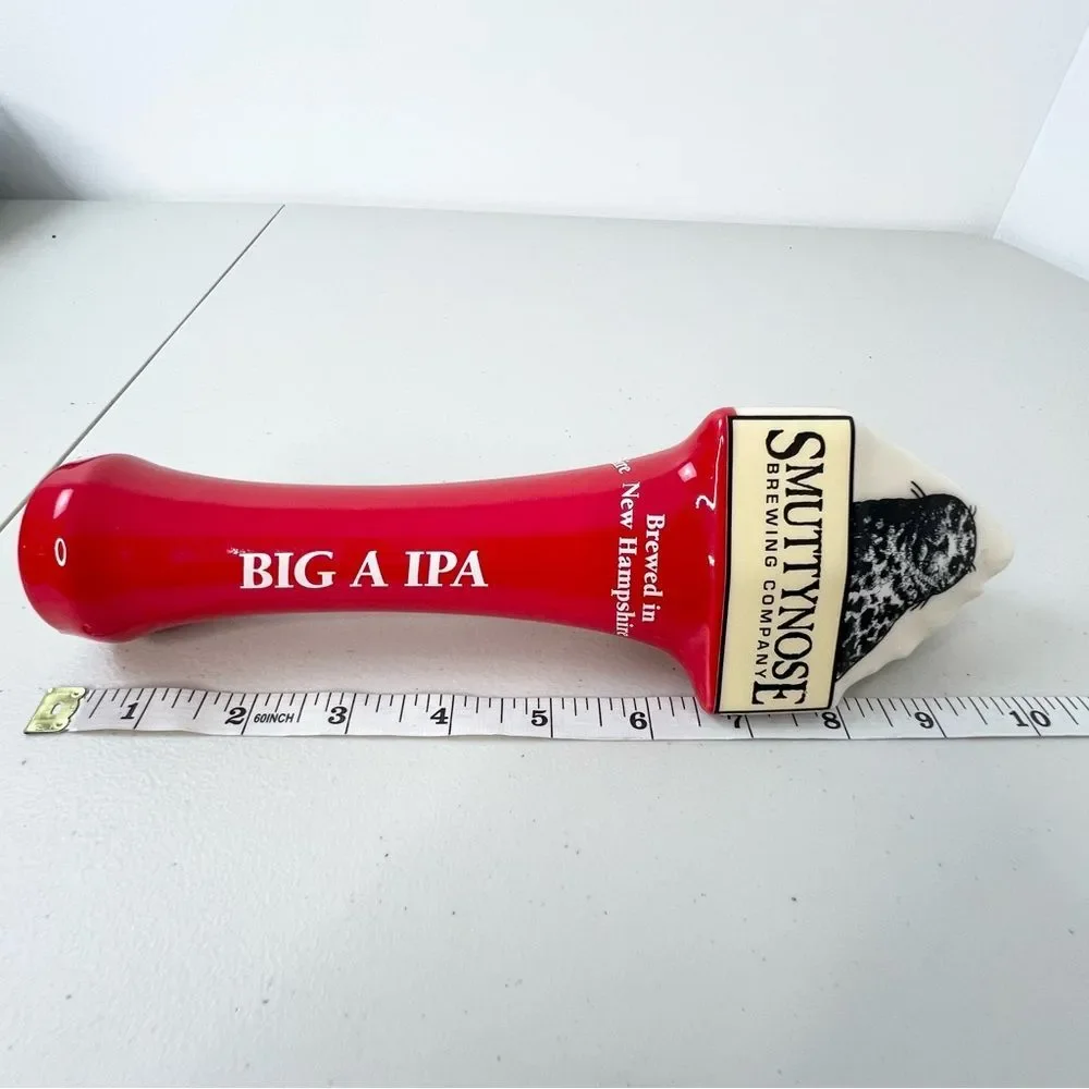 Smuttynose Brewing Company Big A IPA Ceramic Beer Tap Handle Chrislan Ceramics